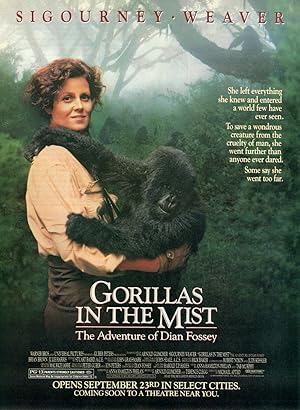 Gorillas in the Mist poster