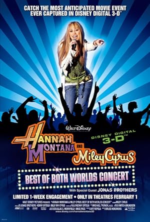 Hannah Montana and Miley Cyrus: Best of Both Worlds Concert poster